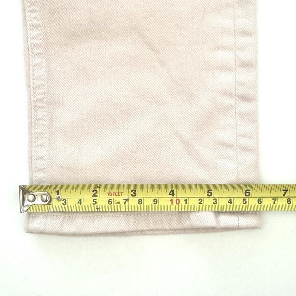 Mother Jeans Women’s The Dazzler Hover in Date Night Pale Peach Straight - Picture 10 of 12